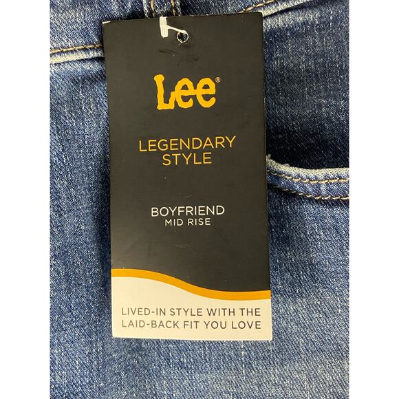 Lee legendary style Mid Rise distressed Boyfriend Jean Size 16 M (1094) NWT!! - Picture 5 of 11